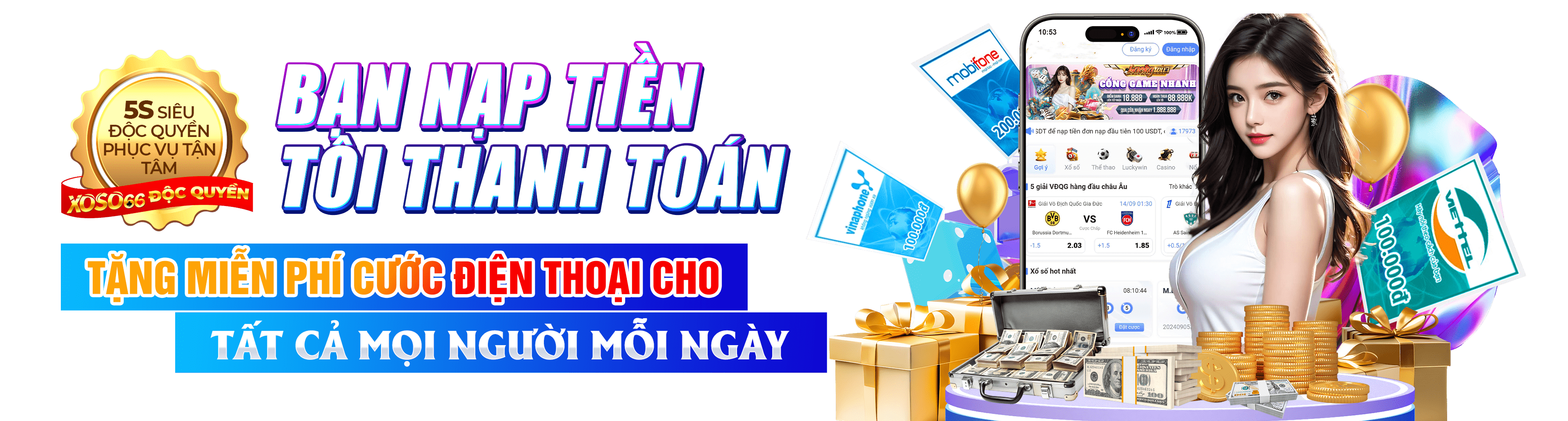 Hình ảnh quảng cáo của vip88 hiển thị nền tảng và các lợi ích