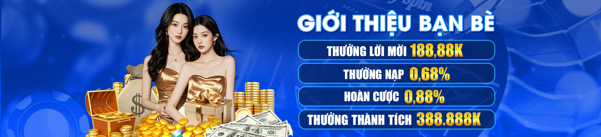 Hình ảnh quảng cáo của vip88 hiển thị nền tảng và các lợi ích