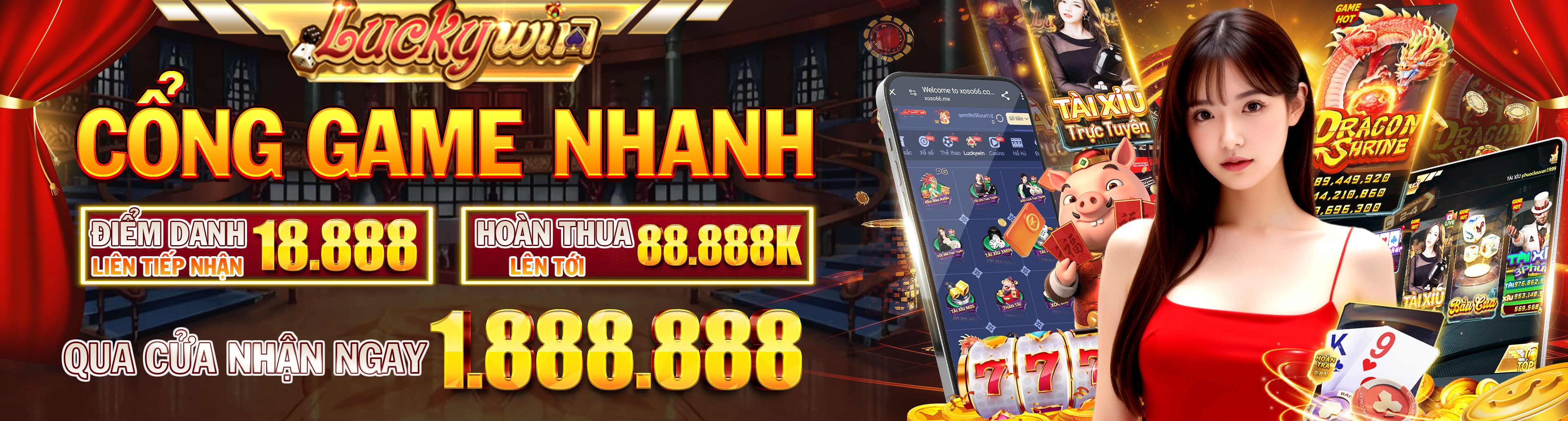 Hình ảnh quảng cáo của vip88 hiển thị nền tảng và các lợi ích